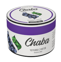 Chaba Nicotine Free "Blueberry Mint Medium" ("Черника с Мятой") 50 гр. по цене 210 руб. 