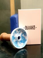 Чаша Облако Phunnel M Glaze Top (Голубая мраморная) по цене 650 руб. 