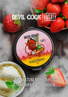 Devil Cook "Ванильный пломбир и клубника" (Табак 50 гр.) по цене 150 руб. 