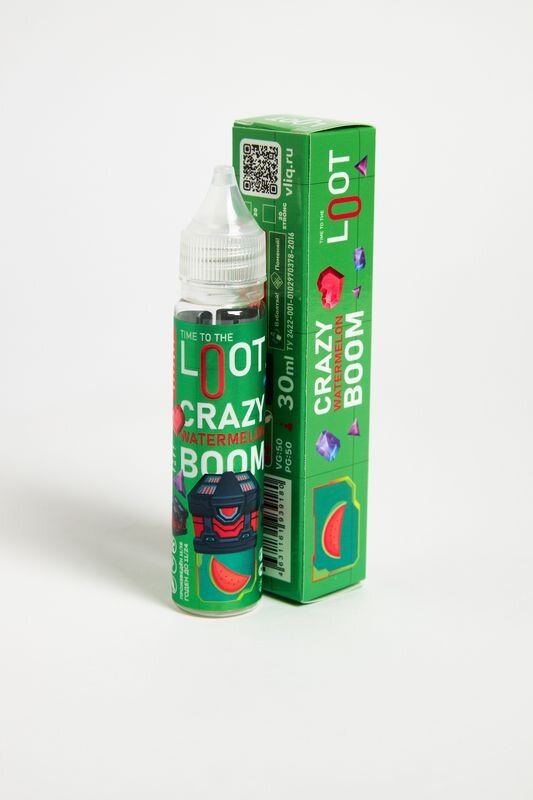 Жидкость Loot "Crazy Waterlemon Boom" 30мл. 20мг. по цене 400 руб. 