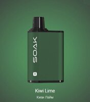 Soak R "Kiwi Lime" (Киви лайм) 5000 затяжек по цене 1 200 руб. 