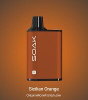 Soak R "Sicilian Orange" (Сицилийский апельсин) 5000 затяжек по цене 1 200 руб. 