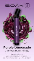 Soak S "Purple Lemonade" ("Лиловый Лимонад") 2500 затяжек по цене 900 руб. 