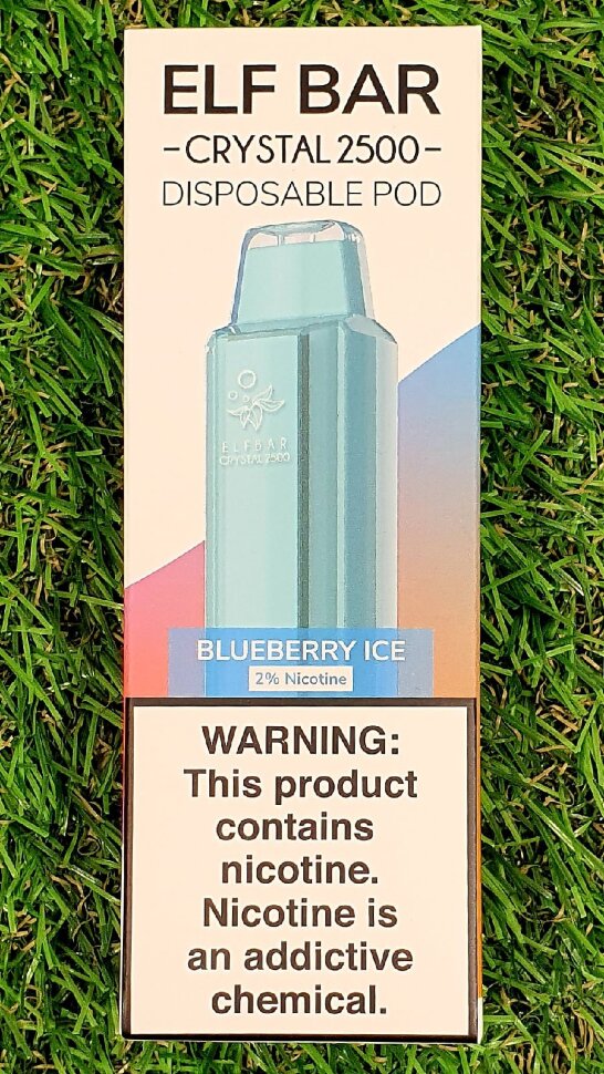 ELF BAR "Blueberry ice" 2500 затяжек по цене 750 руб. 