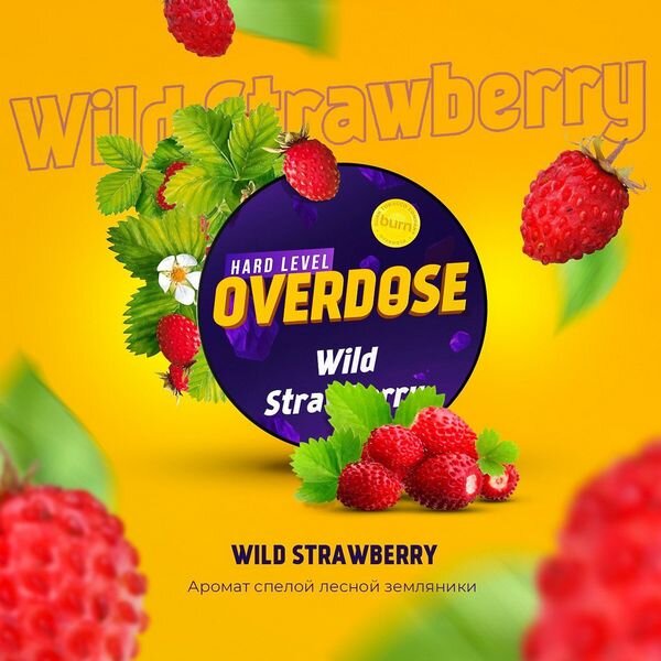 Overdose "Wild Srawberry" (Дикая земляника) 200гр. по цене 1 750 руб. 