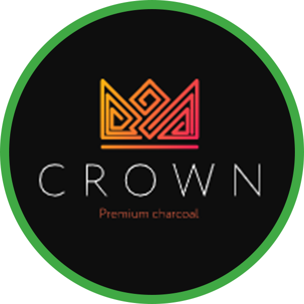 Кокосовый уголь "Black Crown" (22 мм, 1 кг, 96 кубиков) по цене 600 руб. 