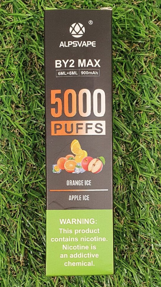BY 2 MAX "orange ice + apple ice" 5000 затяжек по цене 800 руб. 
